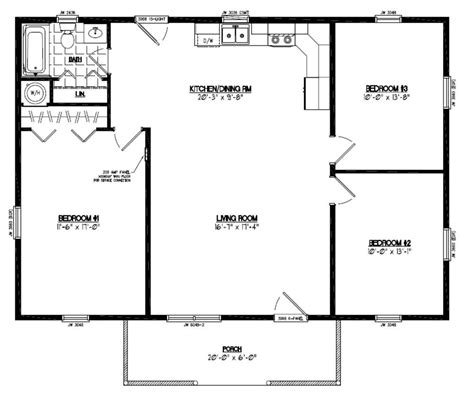 28x40 House Plans With Basement