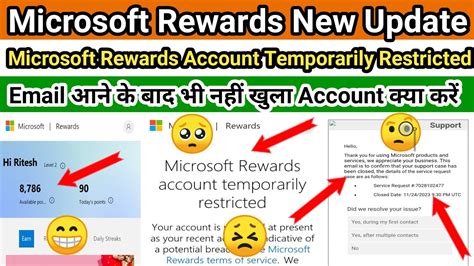 Resolve Your Temporarily Restricted Microsoft Rewards Account Microsoft Account Recover Tricks