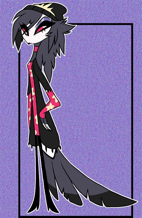An Image Of A Cartoon Character With Long Black Hair And Wearing A Red