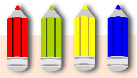 Pencil Colors Colored Free Vector Graphic On Pixabay