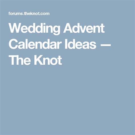 Wedding Advent Calendar Ideas Advent Advent Calendar Wedding