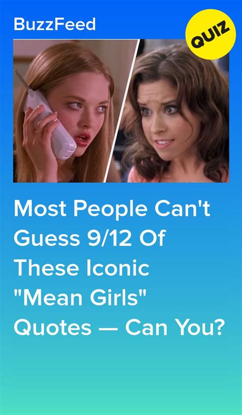 Can You Guess The Iconic Mean Girls Quote From Just A Single Picture Mean Girl Quotes Mean