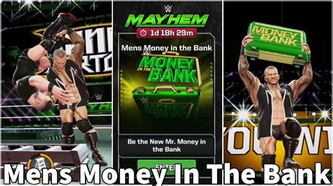 Willkommen auf der startseite ihrer mendener bank eg. Men's Money In The Bank ~ WWE MAYHEM - YouTube