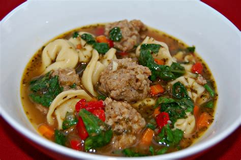 Tortellini Meatball Soup On The Banks Of Salt Creek