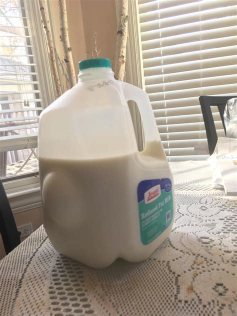 The Circular Indent On This Milk Jug Is Poking Out Rmildlyinteresting