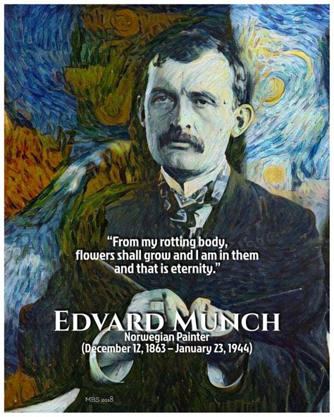 Edvard Munch Quote Norwegian Painter December 12 1863