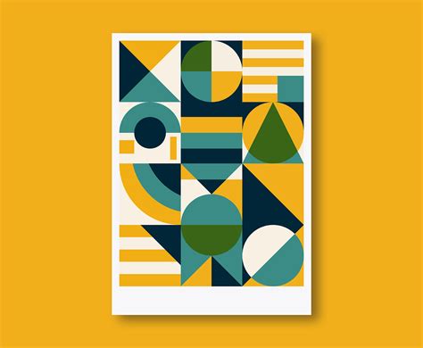 Geometric Poster Design 463510 Vector Art At Vecteezy