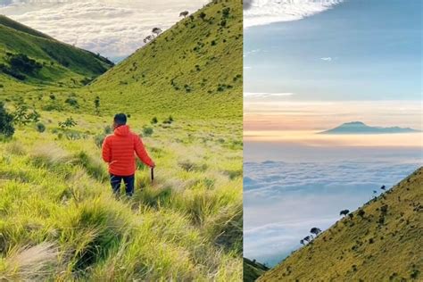 Potret Panorama Gunung Merbabu Via Selo Keindahan Surgawi Yang Bikin Adem Tentrem