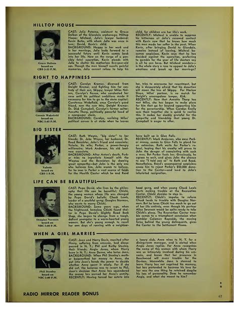 Radio Soap Opera Discussion - Page 31 - DTS: Cancelled Soaps - Soap