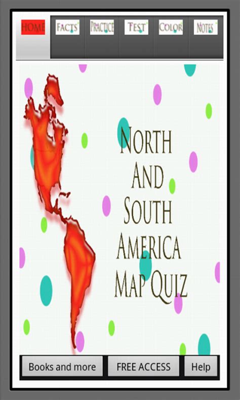 North And South America Map Quizamazoncaappstore For Android