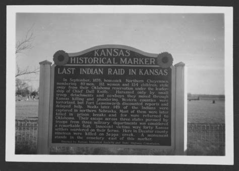 Kansas Historical Marker Oberlin Kansas Kansas Memory Kansas