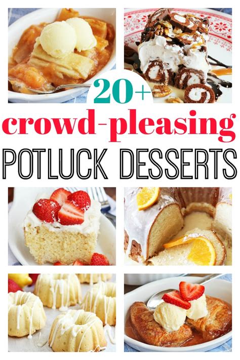 20 Crowd Pleasing Potluck Desserts Positively Splendid Crafts Sewing Recipes And Home Decor
