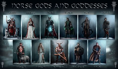 Artstation Norse Gods And Goddesses
