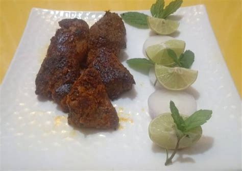 Mutton Tikka Boti Kabab Recipe By When A Couple Cooks Cookpad
