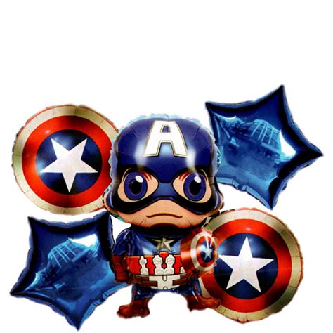 Northland Captain America Set Of 5 Foil Balloons Northland India