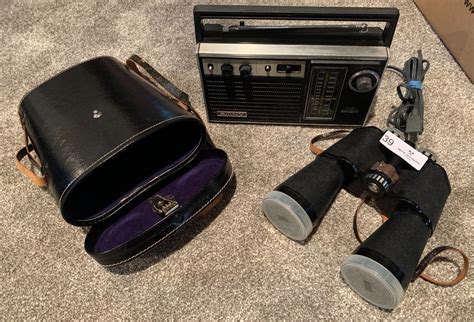 Vintage Tasco Binoculars Fully Coated Optics No T 522026 And Vintage