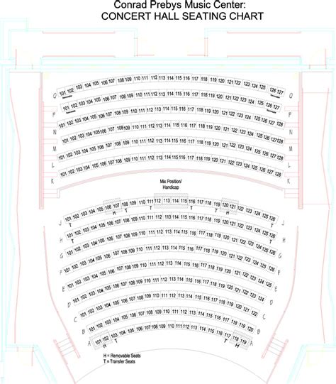 Bass Concert Hall Seating Chart With Seat Numbers Two Birds Home