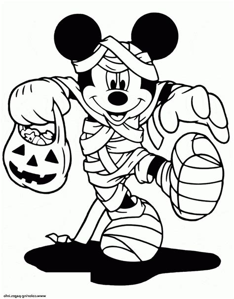 Minnie Mouse Coloring Pages Halloween Warehouse Of Ideas