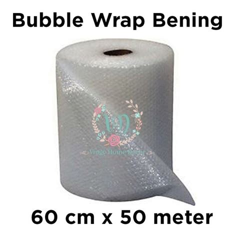 Jual Medan Bubble Wrap 60cm X 50 Meter Bening Plastik Pengaman