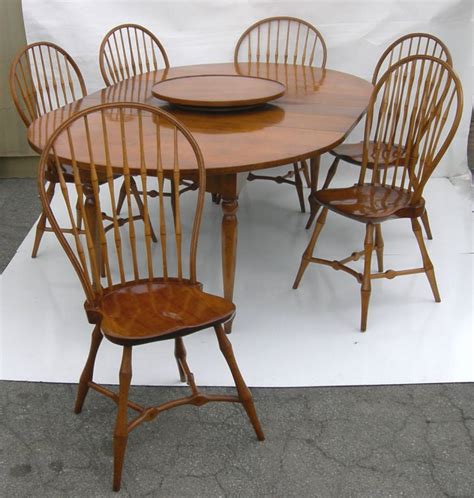 Windsor Style Dining Suite By Actor George Montgomery At 1stdibs