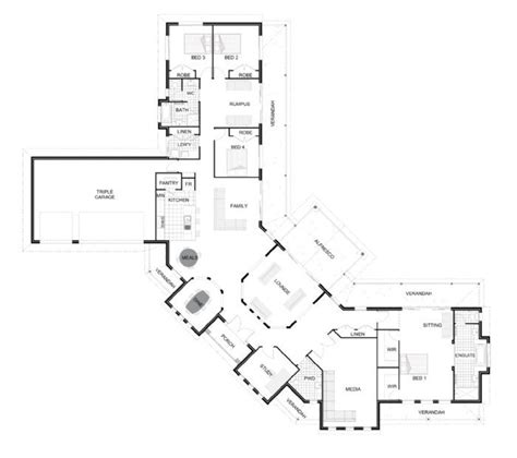 Find the best house design for your new home. Home Designs | House plans australia, L shaped house plans, Floor plans