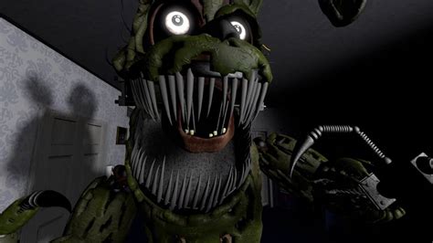 Fnafsfm Fanmade Nightmare Springtrap Jumpscare Youtube