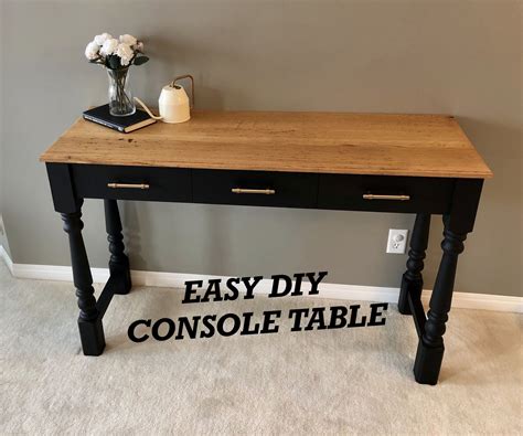 Easy Diy Console Table 12 Steps With Pictures Instructables