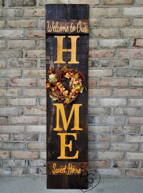 Fall Porch Sign Thanksgiving Home Welcome Sign 5 Etsy In 2020
