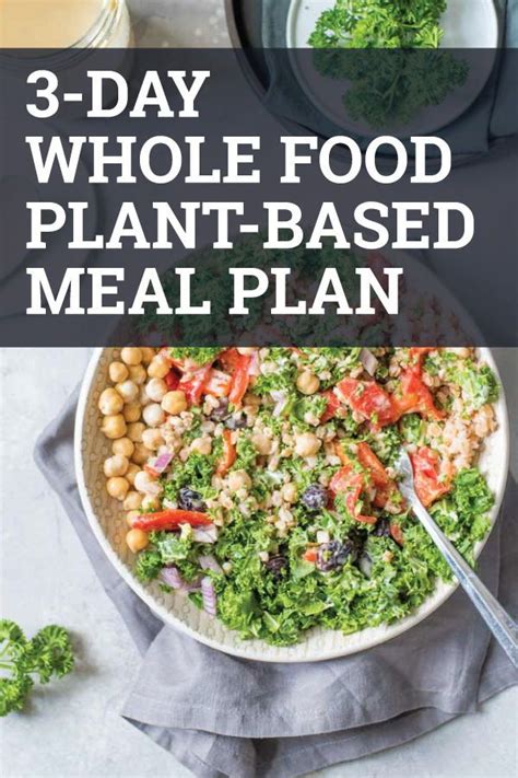 Nutritional yeast is exclusively for seasoning and cannot be used for leavening in baking. 3-Day Whole Food Plant-Based Meal Plan | Plant based meal ...