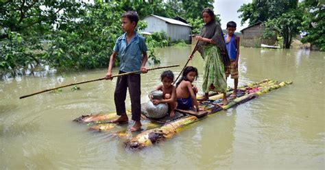 Assam Flood Crisis Worsens As Death Toll Reaches 24 Over 13 Lakh
