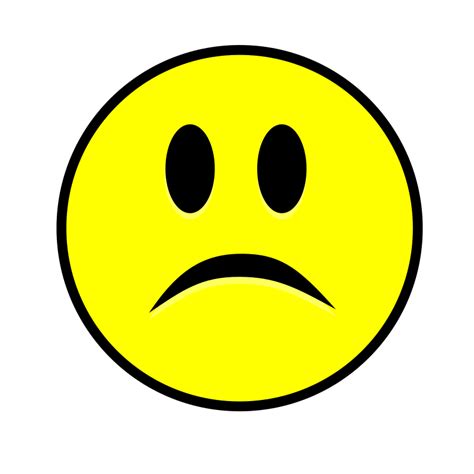 Sad Smiley Simple Yellow Openclipart