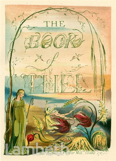 The Book Of Thel By William Blake Landmarklandmark