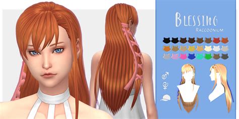 The Sims Sims Cc Mod Hair Download Cc Sims Games Split Hair Best