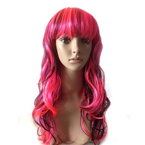 Synthetic Lace Front Wigs Rainbow Orangepink Blog