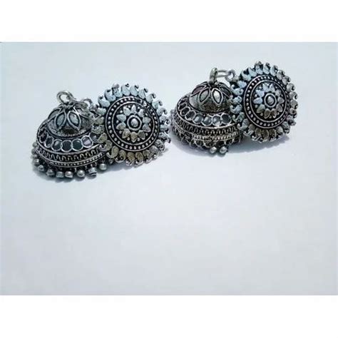 Black Round Fancy Oxidized Earring At Rs 2500kilogram In Jaipur Id