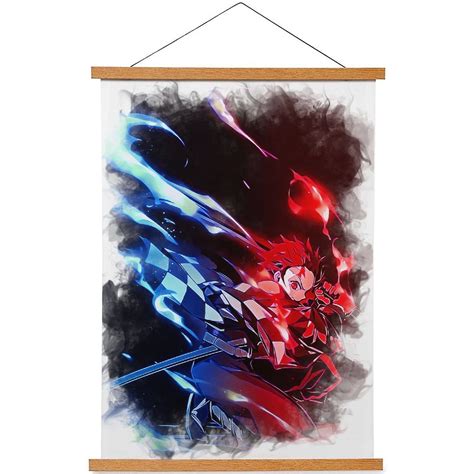 Buy Anime Scroll Demon Slayer Anime S Hanger Frame Magnetic Fabric