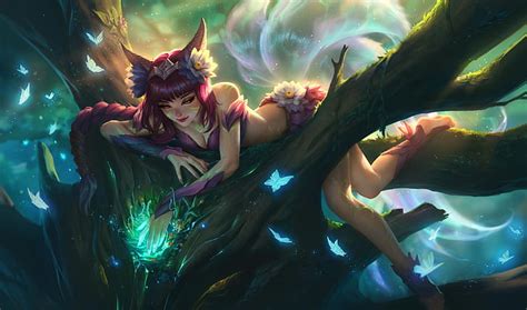 Hd Wallpaper Lol The Spirit Of The Forest League Of Legends Ari