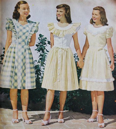 1940s Teenage Fashion Girls 1940s Fashion 1940s Teenage Fashion