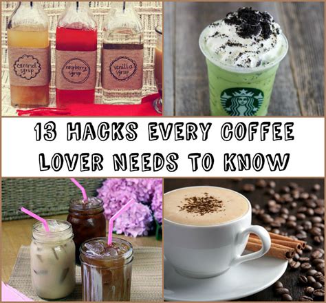 13 Coffee Hacks Every Coffee Lover Should Know Diy Tag