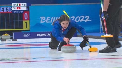 Beijing 2022 Curling Mixed Dubbel Samenvatting Italië Zwitserland