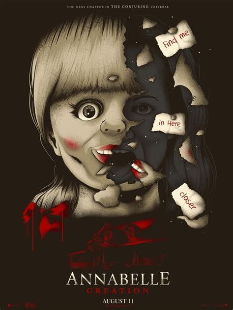 Annabelle Creation 2017 Horror Movie Characters Horror Posters