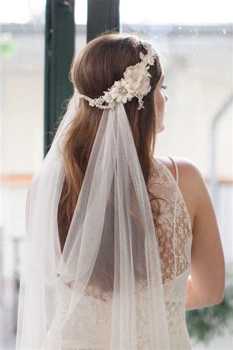 Beautiful Soft Wedding Veil Wedding Veil Vintage Bridal Headpieces Soft Wedding Veil