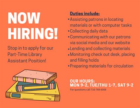 Update Last Day To Apply 412 Now Hiring For Part Time Library