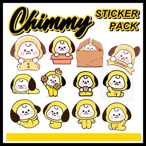 Jual Baby Chimmy Sticker Pack Bts Bt21 Shopee Indonesia