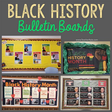 Black History Bulletin Boards For Classrooms Nylas Crafty Teaching