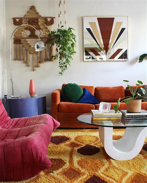 Colorful Mid Century Modern Living Room Living Room Modern Mid