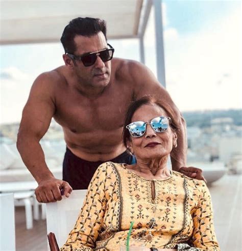 Salman Khan Is Happy To Spend Time With Mom Shares Another Shirtless