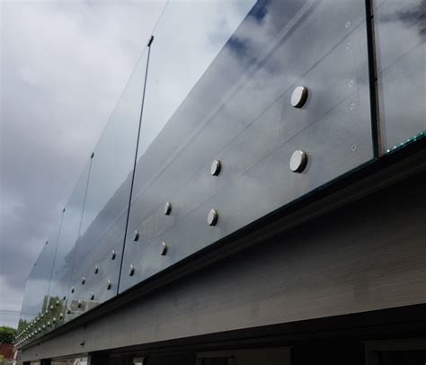 Fully Frameless Stainless Steel Standoff Patch Fitting Tempered Glass