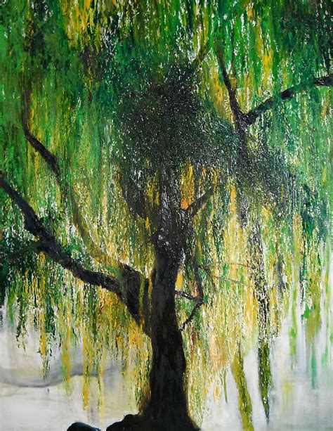 Willow Tree 2012 Original Sold Painting By Paulina Lwowska Fine Art