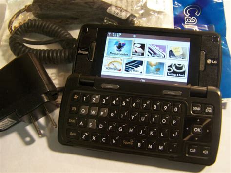 Lg Env Touch Vx11000 Black Silver Verizon Cellular Phone For Sale